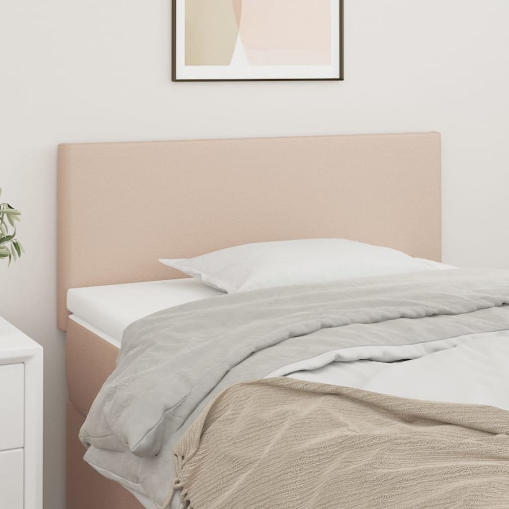 Vidaxl Bettkopfteil 100x88 cm Kunstleder Cappuccino - Jetzt bis zu 70% günstiger