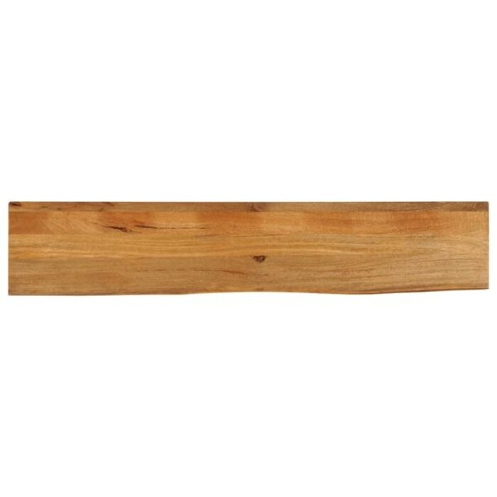 Massive Mangoholz-Tischplatte Naturkante 180x30 cm - bis zu 34 % reduziert