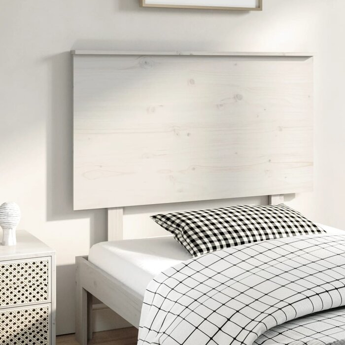 Vidaxl Kopfteil aus massivem Kiefernholz, Weiß, 94x82,5 cm - bis zu 53% reduziert