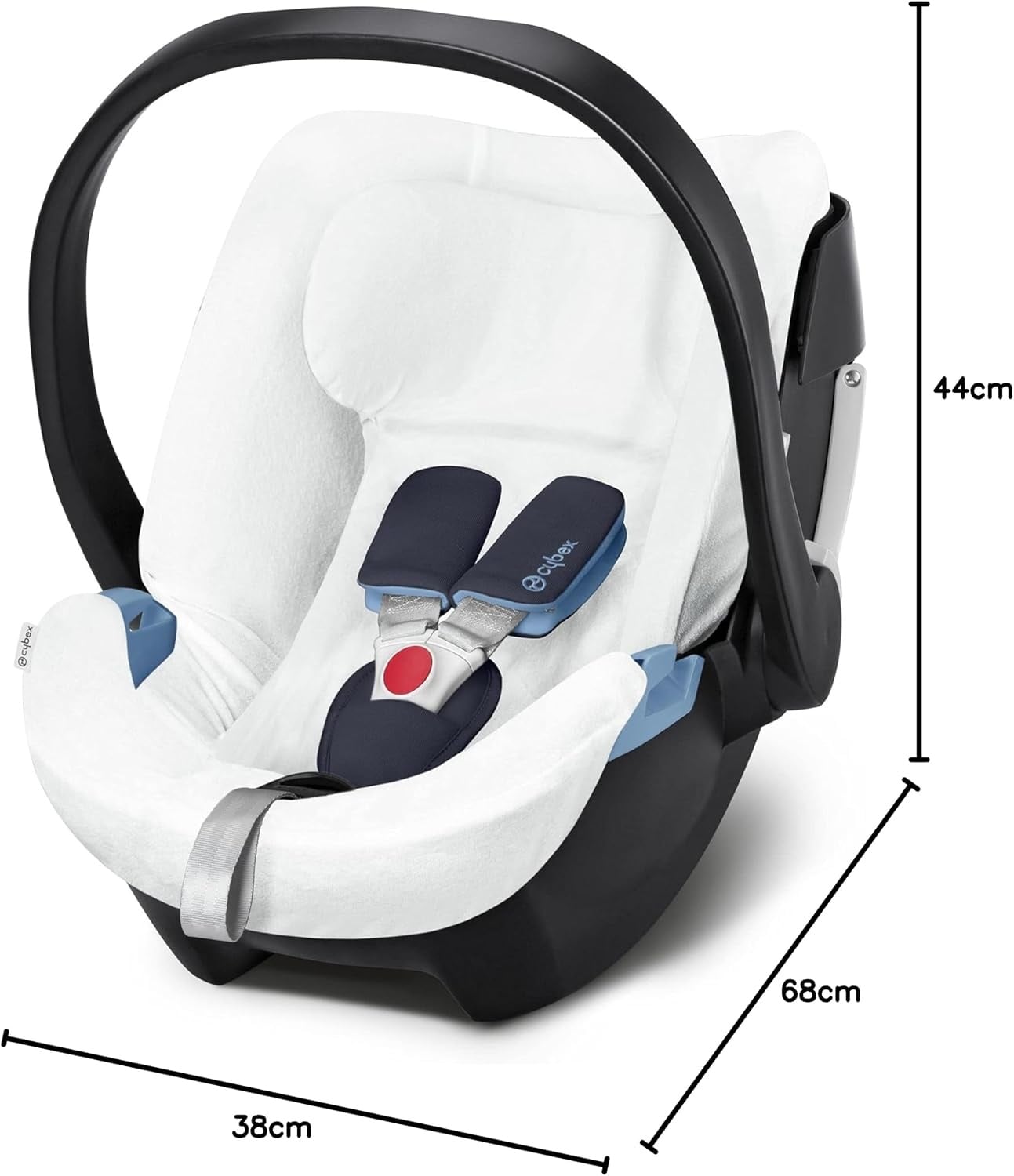 Sommerbezug für Babyschale - Atmungsaktiv - Weiß - Sparen Sie bis zu 62%