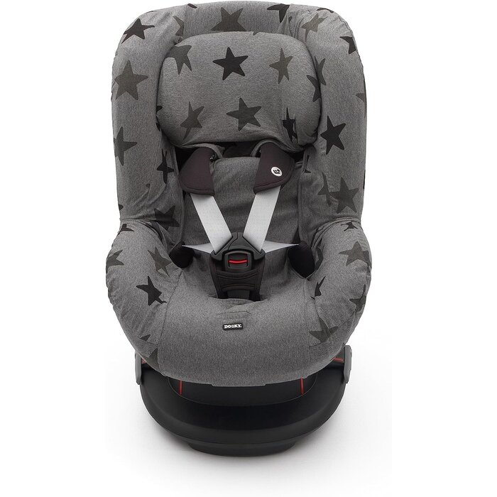 Universeller Autositzbezug Gruppe 1+ (9-18kg) - Graue Sterne - bis zu 30,8% Rabatt