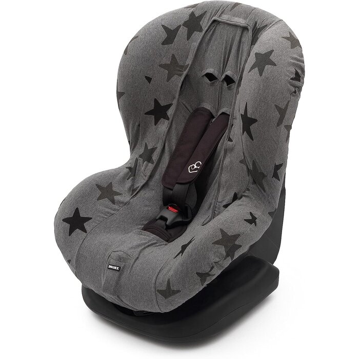Universeller Autositzbezug Gruppe 1+ (9-18kg) - Graue Sterne - bis zu 30,8% Rabatt