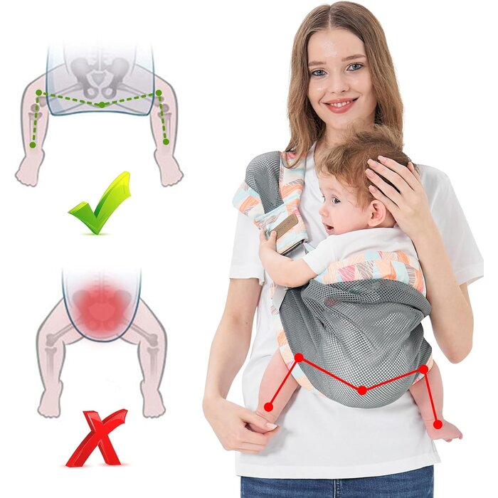 Ergonomische Babytrage - Atmungsaktiv & Verstellbar - bis zu 30,7% Rabatt