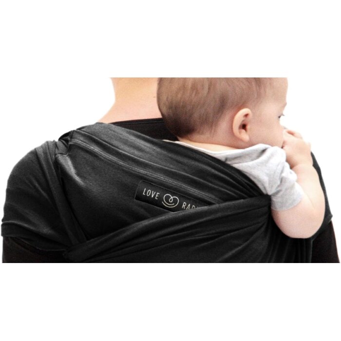 Elastisches Babytragetuch 5m - Schwarz - Ergonomisch - bis zu 63% günstiger