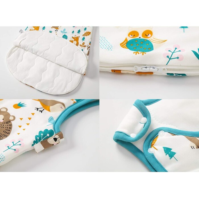 Babyschlafsack 2.5 TOG Tiermotiv aus Baumwolle - Jetzt bis zu 58% reduziert