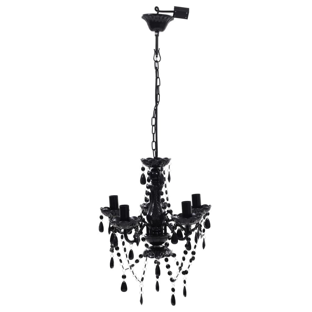 Eleganter Kristallkronleuchter Schwarz, 38 x 45 cm - bis zu 33,1% sparen