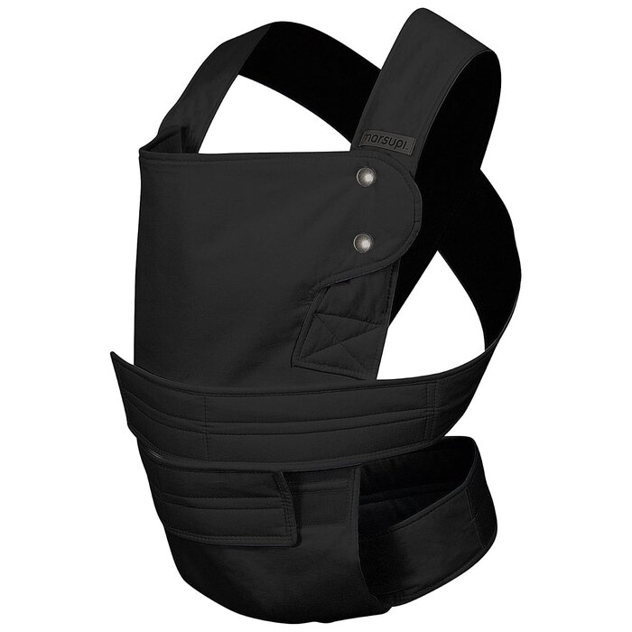 Ergonomische Babytrage aus Bio-Baumwolle - Schwarz XL - bis zu 63% günstiger
