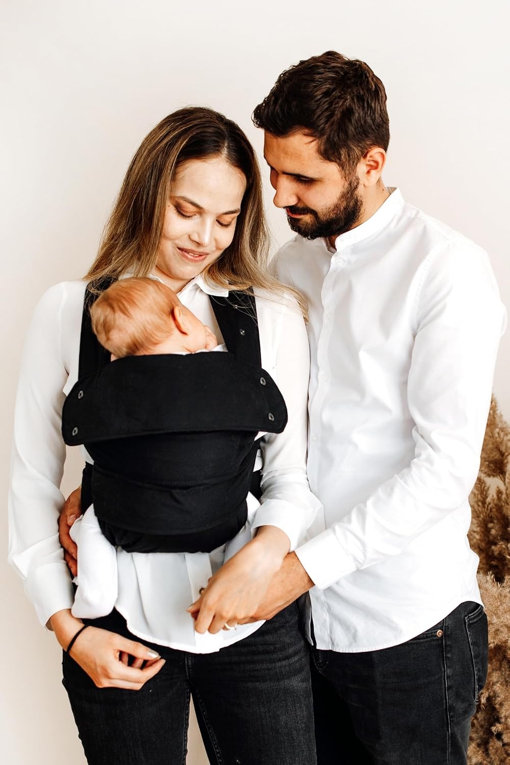 Ergonomische Babytrage aus Bio-Baumwolle - Schwarz XL - bis zu 63% günstiger