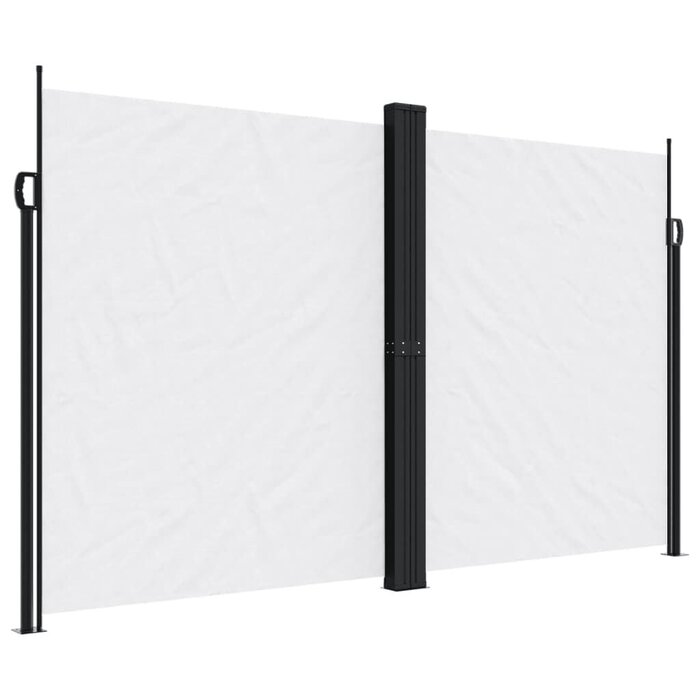 Vidaxl Ausziehbare Seitenmarkise 200 x 600 cm - Weiß - Sparen Sie bis zu 66%