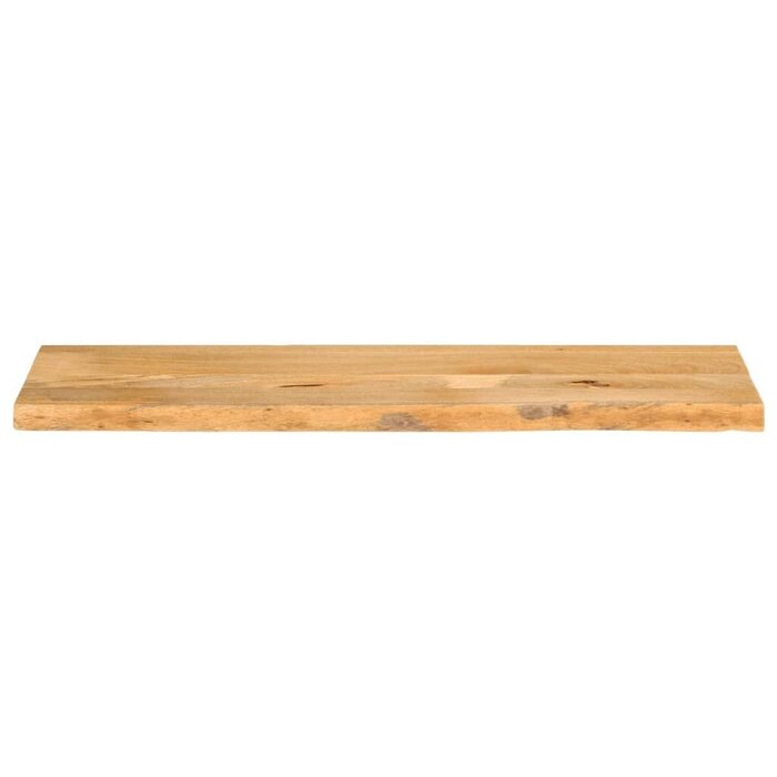 Massive Mangoholz-Tischplatte 110x40cm mit Naturkante - bis zu 33,4% Rabatt
