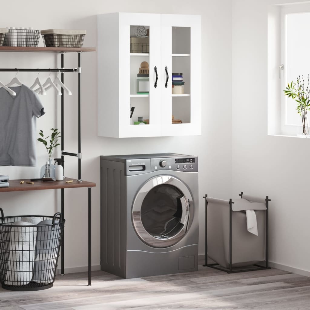 Vidaxl Eleganter Wandschrank Weiß 69,5x34x90 cm - Outlet mit bis zu 74% Rabatt