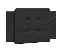 Vidaxl Bettkopfteil-Kopfkissen 90 cm Kunstleder Schwarz - bis zu 64 % Rabatt