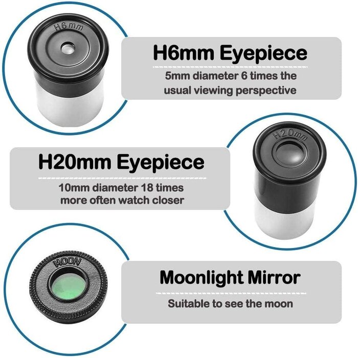 Einsteiger Teleskop 360/50mm mit Stativ - Jetzt bis zu 27,9% Rabatt