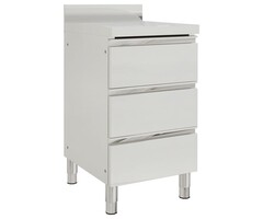 Vidaxl Profi-Edelstahl Küchenschrank mit 3 Schubladen - Outlet-Angebot bis zu 34,6 %