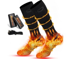 Beheizbare Socken für Outdoor-Abenteuer - jetzt bis zu 34% günstiger
