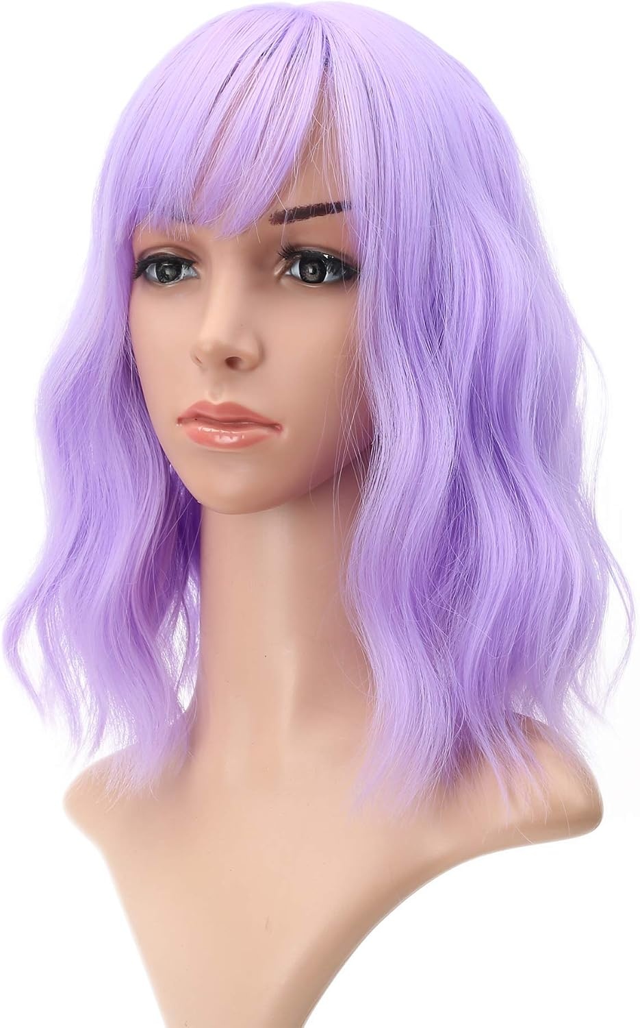 Violette Kurzhaarperücke mit Pony - Bis zu 59% Rabatt
