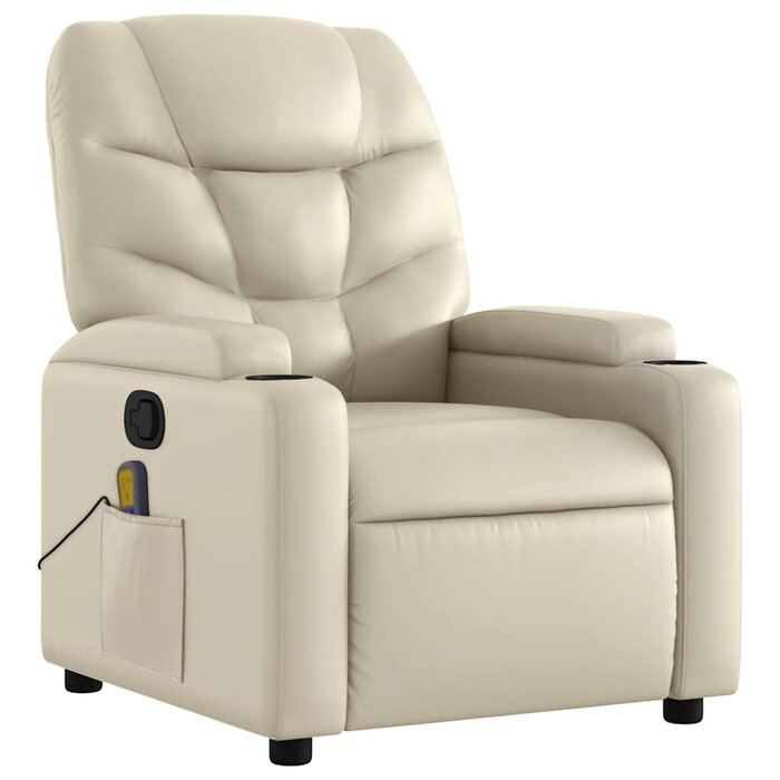 Verstellbarer Massagesessel in Creme - bis zu 34,5 % Rabatt im Outlet