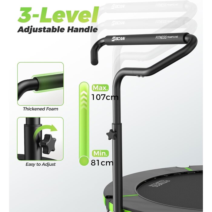 Fitness-Minitrampolin klappbar 102cm - bis zu 29,1% günstiger