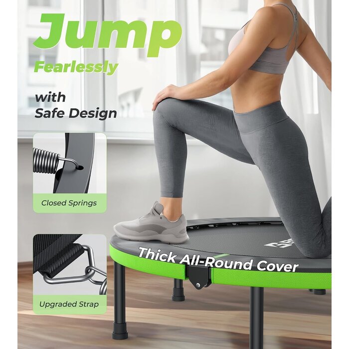 Fitness-Minitrampolin klappbar 102cm - bis zu 29,1% günstiger