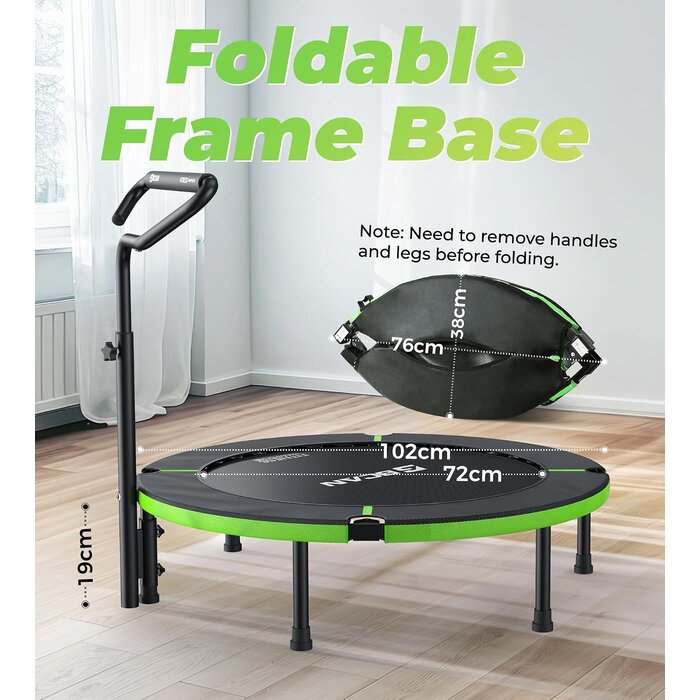 Fitness-Minitrampolin klappbar 102cm - bis zu 29,1% günstiger