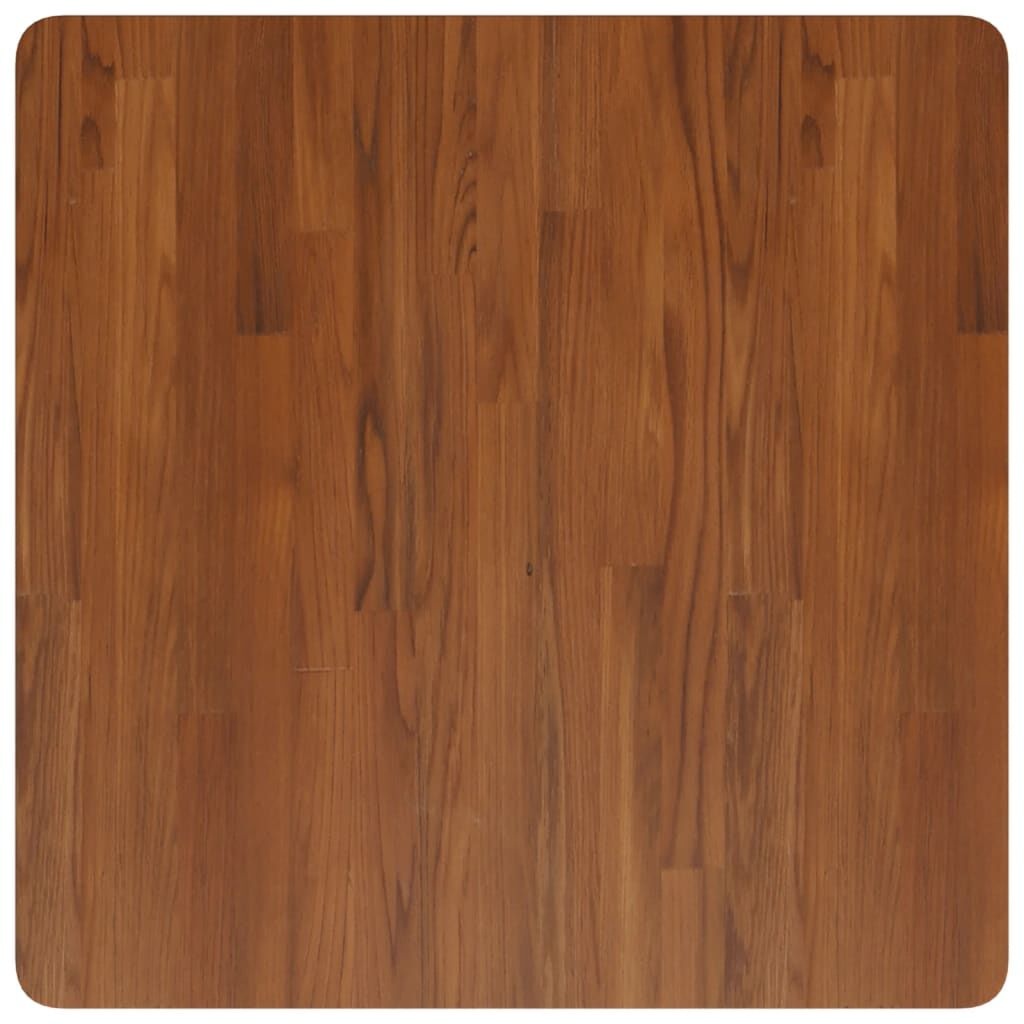 Quadratische Eichen-Tischplatte 70x70 cm dunkelbraun - bis zu 33,2% Rabatt
