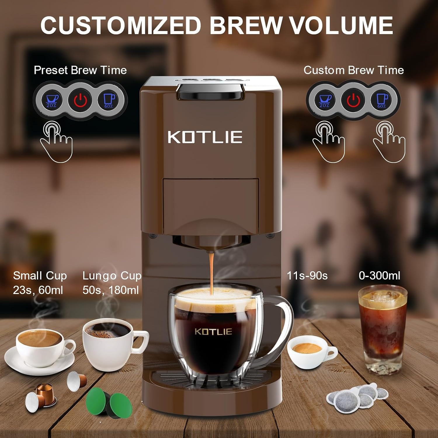 4-in-1 Espressomaschine 19 Bar - Allrounder für Kapseln & Pads - bis zu 34,1% Rabatt