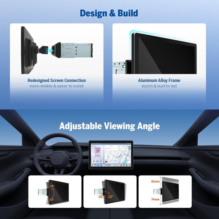 1-DIN Android 13 Autoradio 10,95 Zoll - Jetzt bis zu 29,6% Rabatt sichern!