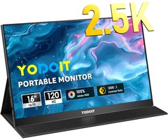 Tragbarer 16 Zoll 2.5K Monitor 120Hz - Jetzt bis zu 37% günstiger