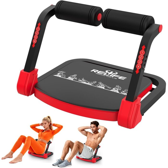 Bauchmuskeltrainer Ab Roller klappbar bis 150 kg - bis zu 33% Rabatt