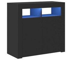 Vidaxl Modernes Sideboard in Schwarz mit LED - jetzt bis zu 40% sparen