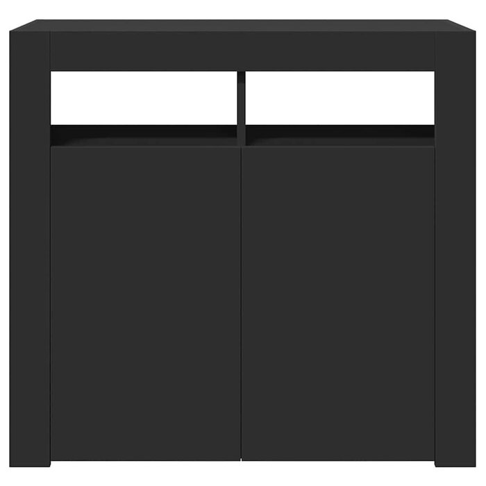 Modernes Sideboard mit RGB-LED-Beleuchtung - Schwarz, bis zu 33,6% Rabatt