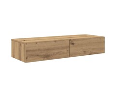 Vidaxl Wandregal mit Schubladen Eichendesign 100cm - bis zu 40% Rabatt