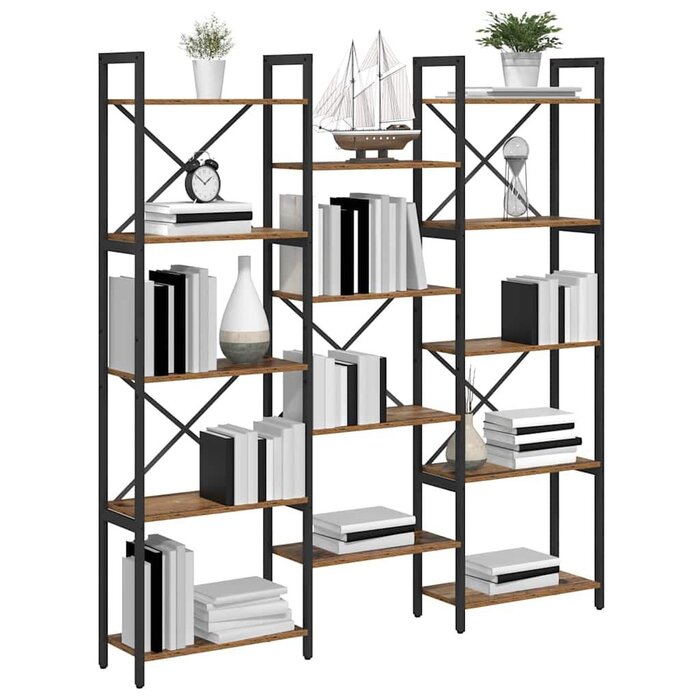 Industrie-Regal Altholz-Optik 156x167,5cm - bis zu 33,9% günstiger