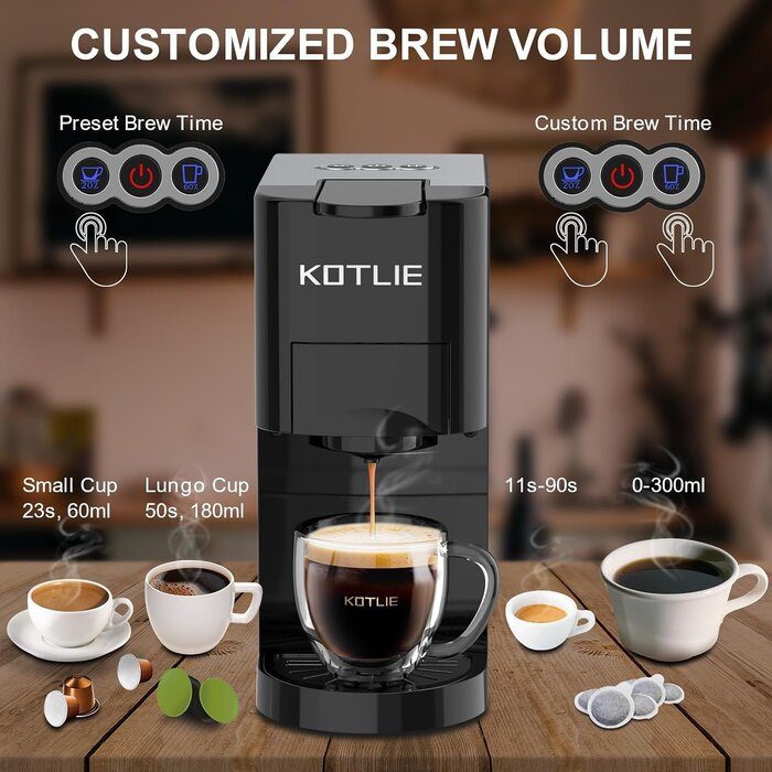 4-in-1 Kaffeemaschine: Nespresso, Dolce Gusto & Pads | Bis zu 29,2% Rabatt
