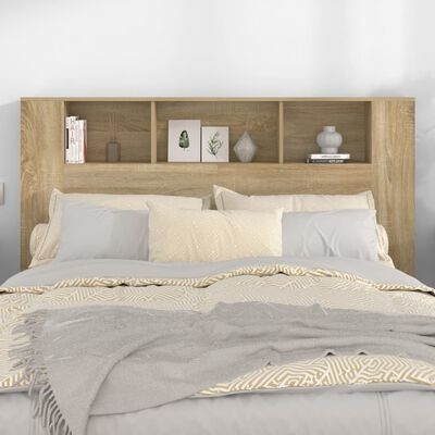 Bett-Kopfteil mit Regal Sonoma-Eiche 160 cm - Outlet bis zu 33,4% reduziert