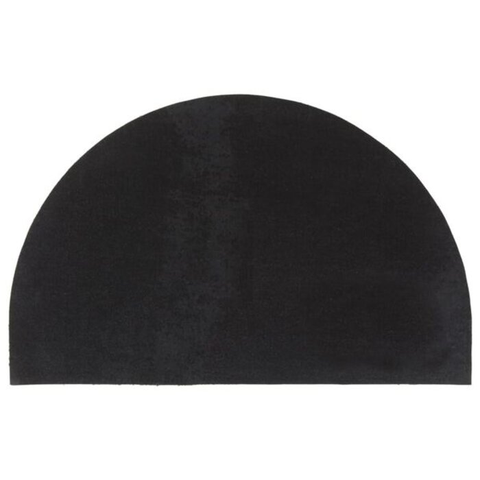 Vidaxl Halbkreis Fußmatte Kokosfaser 50x80 cm Schwarz - jetzt bis zu 63% günstiger