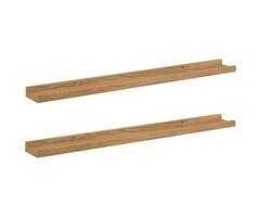 Vidaxl 2-tlg. Wandregal-Set Holzoptik Braun 80x9cm - Sparen Sie bis zu 36%