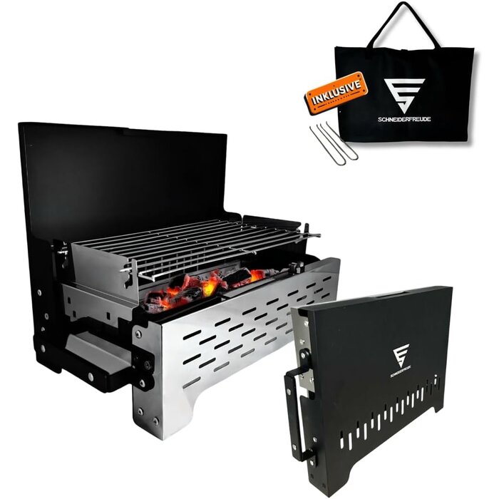 Klappbarer Holzkohlegrill für Camping - Bis zu 28,6% Rabatt