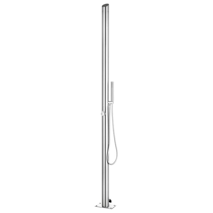 Gartendusche 220 cm Edelstahl mit Handbrause - Outlet bis zu 34,5 % reduziert
