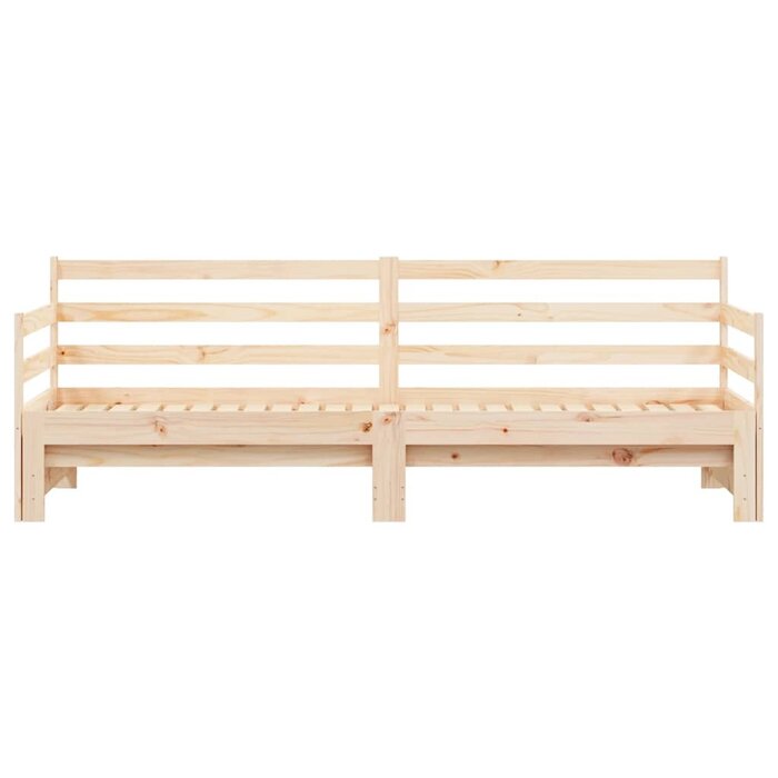 Tagesbett mit Ausziehfunktion 90x200 cm - Kiefer massiv - bis zu 34,3% Rabatt