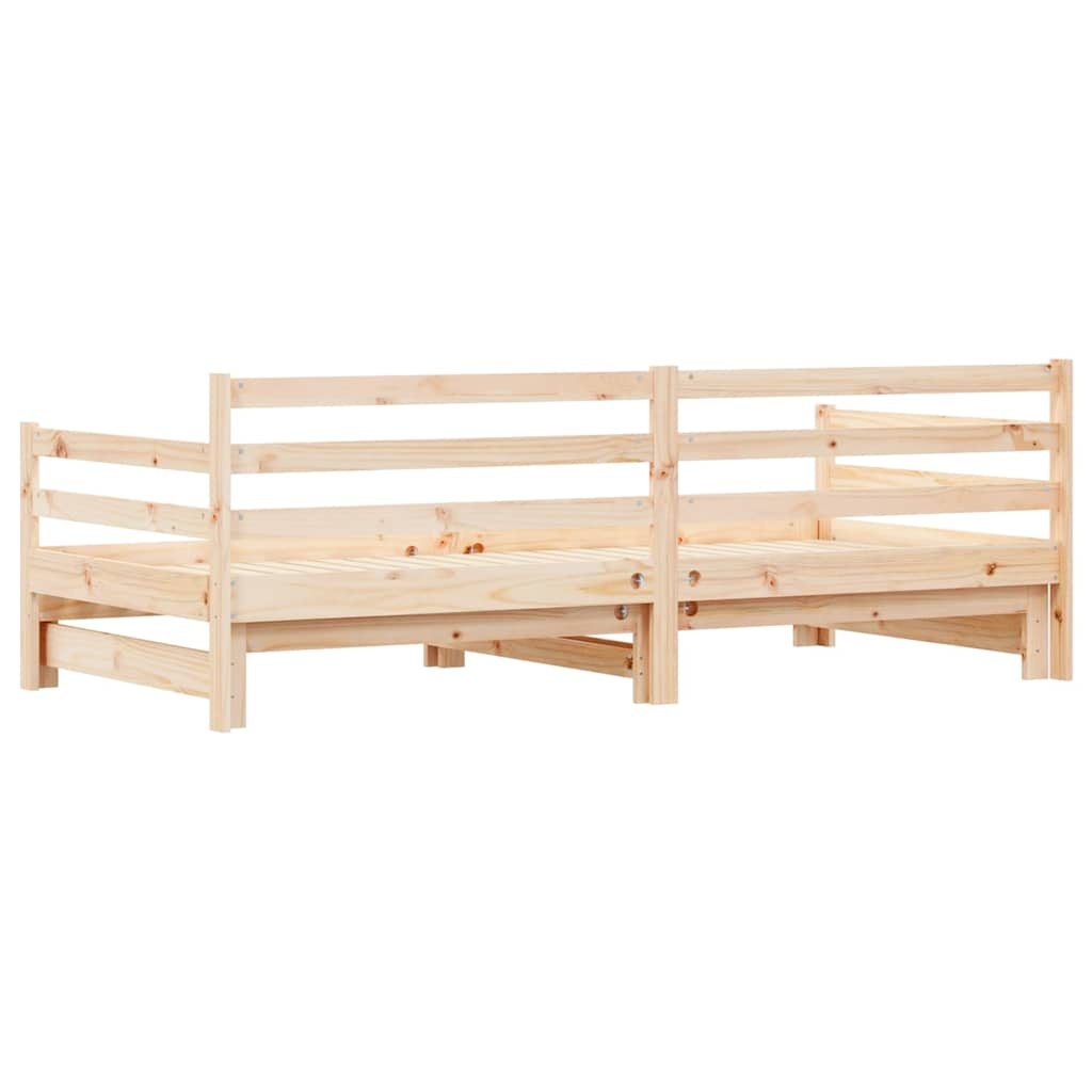 Tagesbett mit Ausziehfunktion 90x200 cm - Kiefer massiv - bis zu 34,3% Rabatt