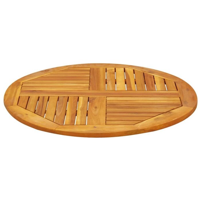 Runde Tischplatte aus Akazienholz Ø 80 cm - sparen Sie bis zu 34% im Outlet
