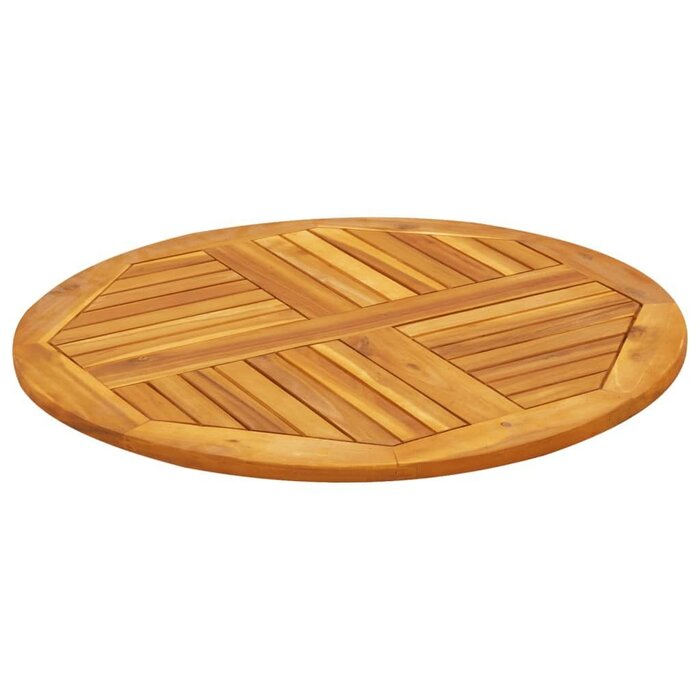 Runde Tischplatte aus Akazienholz Ø 80 cm - sparen Sie bis zu 34% im Outlet