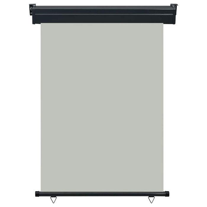 Vidaxl Vertikale Balkon-Markise 125x250 cm, Grau - Jetzt bis zu 37% günstiger