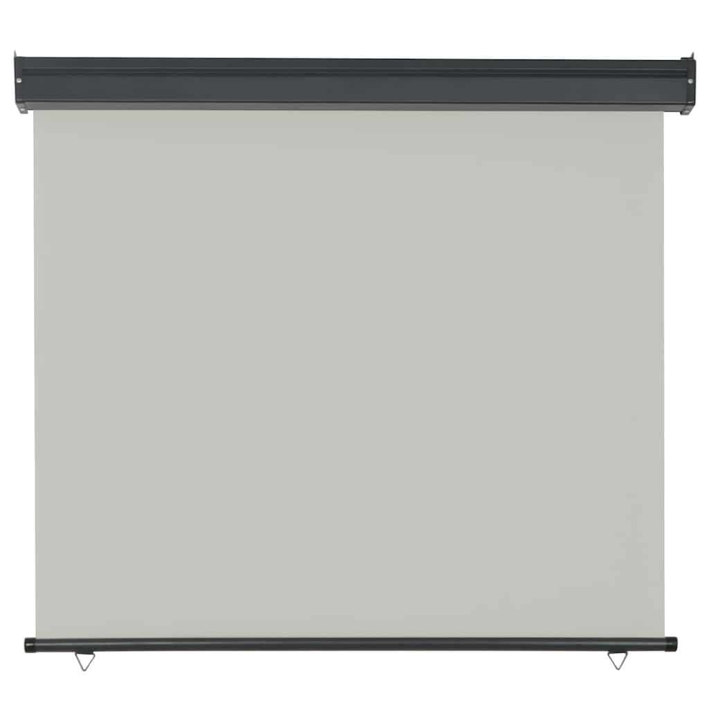 Vidaxl Vertikale Balkon-Markise 125x250 cm, Grau - Jetzt bis zu 37% günstiger