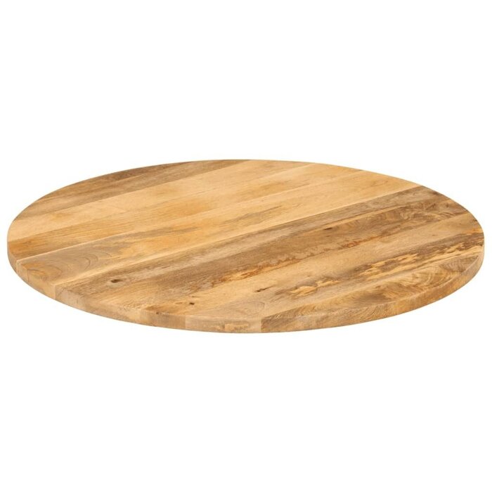 Runde Mangoholz-Tischplatte Ø 80 cm - Jetzt bis zu 34% günstiger sichern!