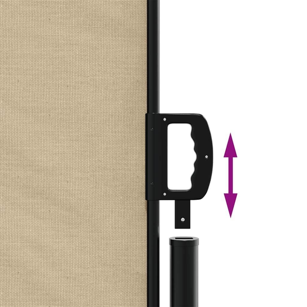 Ausziehbare Seitenmarkise 100x500 cm Beige - bis zu 34% Rabatt