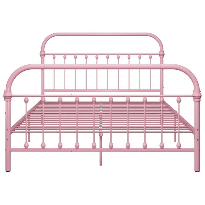 Metallbettgestell 120x200 cm Rosa - Jetzt bis zu 35% Rabatt sichern