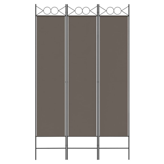 Spanische Wand Paravent 120x200 cm - Anthrazit - Bis zu 31 % reduziert