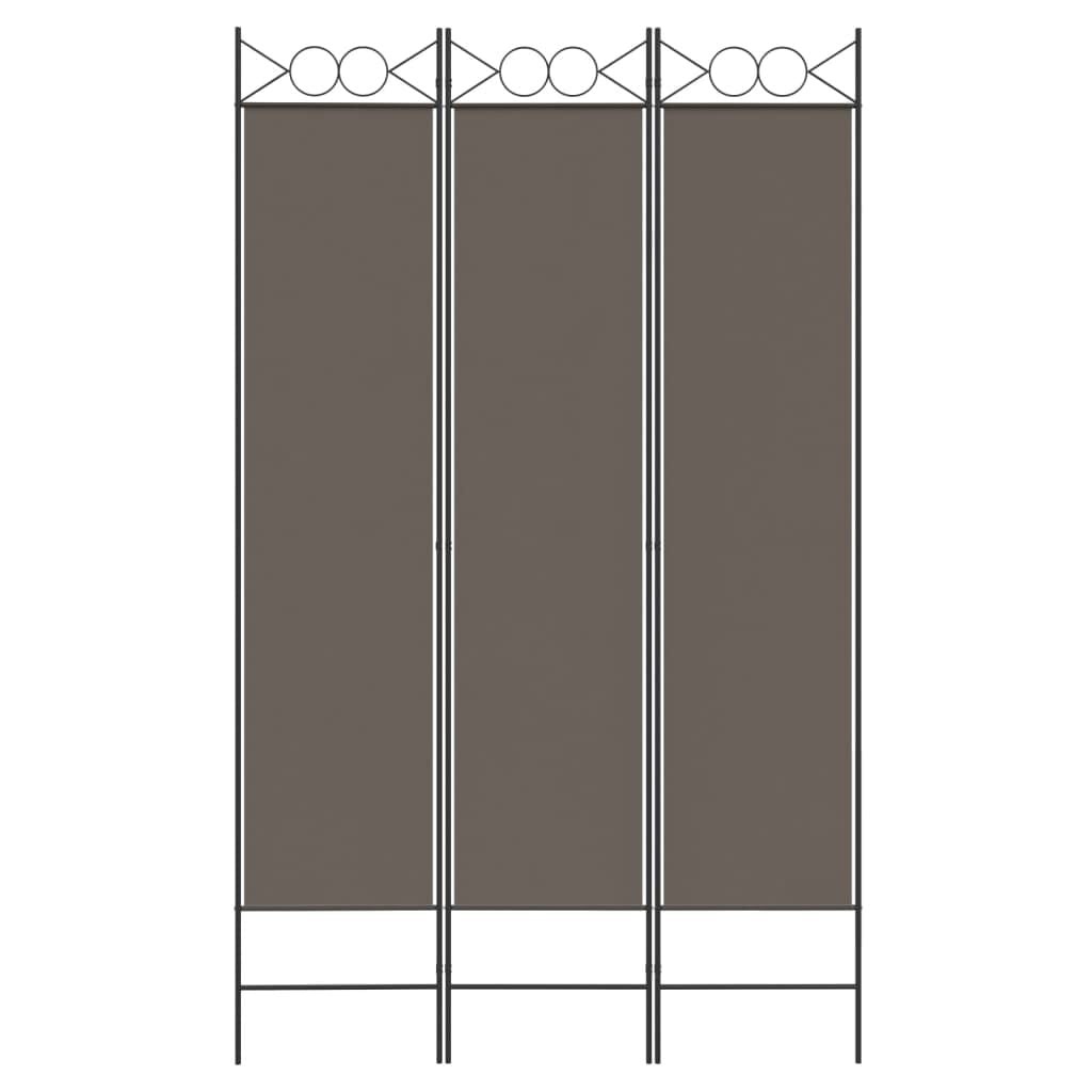 Spanische Wand Paravent 120x200 cm - Anthrazit - Bis zu 31 % reduziert